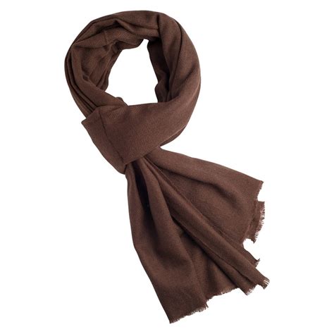 dark brown cashmere scarf